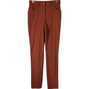 Lululemon City Sleek 5 Pocket Pant 30" Dark Terracotta Women's Size 4 EUC